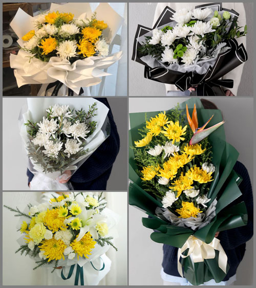 山东青岛平度市旧店镇后寨子村白事花束代送